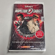 Sealed Disney s Inspector Gadget VHS 1999 Video Tape Movie Clamshell Case READ
