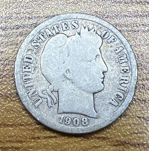 1908-O Barber Dime - Actual Coin Shown - Free Shipping & Tracking INV#142