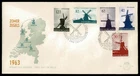 SG05C NETHERLANDS 1963 FDC Wind mills NVPH E56