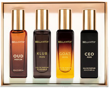 Bella Vita Luxury Man Perfume Gift Set for Men with KLUB OUD CEO GOAT (4x20ml)