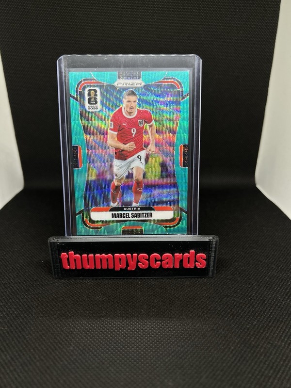 2026 Panini Prizm FIFA World Cup #144 Marcel Sabitzer Teal Wave /99 Austria