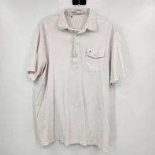 Criquet Short Sleeve Polo Shirt Mens Size XL White