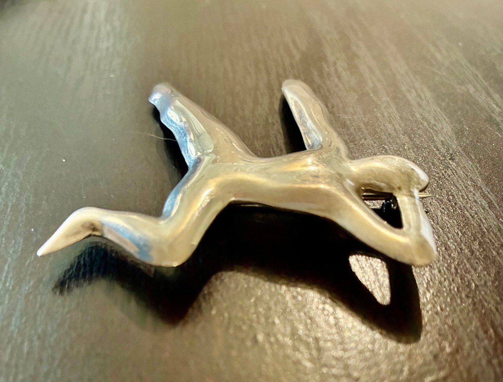 Sterling Silver Dancing Man /  Posing Man Brooch.… - image 2