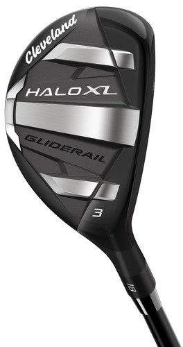 Left Handed Cleveland Halo XL 21* 4H Hybrid Stiff Graphite Excellent