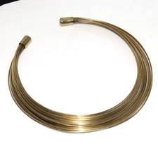 Vintage Taxco Golden Plated Choker Necklace Jewelry Size FreeSize" MJ