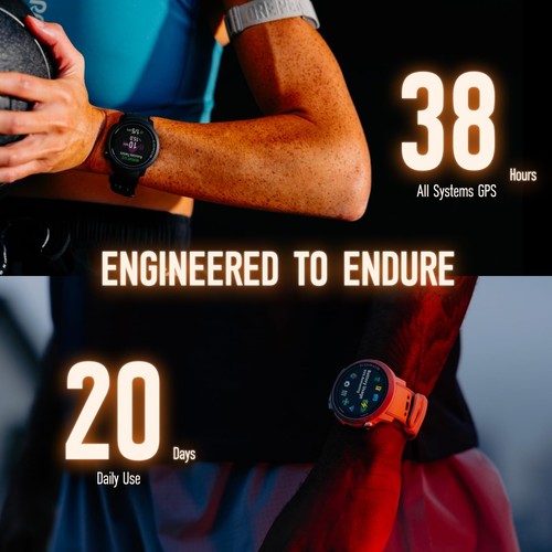 PACE Pro GPS SPORT WATCH, 1.3-inch AMOLED Touchscreen, Fastest in Class Proce... - 第 4/9 張圖片