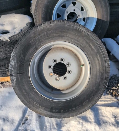17.5" STEEL WHEEL AND  TIRE 235/75/17.5 16 PLY LOAD RANGE H
