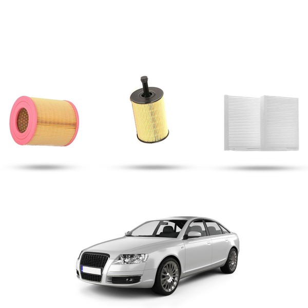 Hoffcar Set Service Kompatibel Mit Audi A6 Ii (C6) 2.0 Tdi 120Kw Von 2009 Al-image
