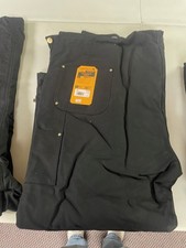 Carhartt firm duck insulated overall bib loose fit 4XL short