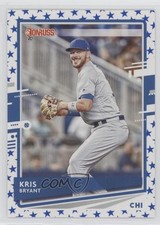 2020 Panini Donruss Photo Variation Independence Day Kris Bryant (Fielding) 0c4