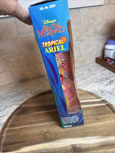 Tyco 1991 The Little Mermaid Tropical Arielle Puppe Figur #1809 NEU - Bild 8 von 14