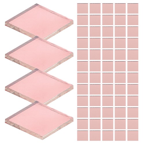 100 Pcs Tiny Mirror Tiles for Crafts Wall Self Adhesive Decorative Mirrors - Picture 18 of 18