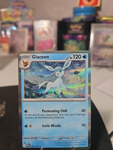 Glaceon 025/131 Prismatic Evolutions Holo Pokémon Tcg - Bild 3 von 6