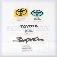 Genuine Oem Toyota Supra Front Rear Emblem And Back Door Nameplates Set Of 4