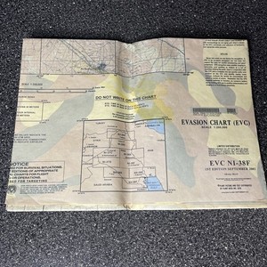 EVC NI-38F US MILITARY EVASION CHART  IRAQ IRAN 1st- EDITION MAY 2002
