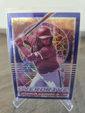 Vladimir Guerrero 2021 Panini Chronicles Purple Velocity #12 Toronto Blue Jay's