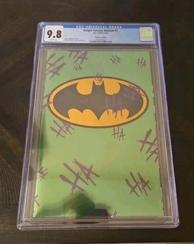 KNIGHT TERRORS BATMAN #1 CGC 9.8 GREEN FOIL HAHA EXCLUSIVE JOKER
