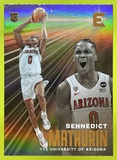 2022-23 Panini Chronicles Draft Picks Bennedict Mathurin Essentials Bronze RC #3