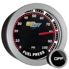 Glowshift 100 Psi Fuel Pressure Gauge W Sensor Sending Unit Tinted Series 52mm