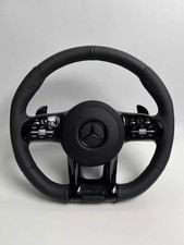 Mercedes AMG Lenkrad &ndash; Sportlenkrad Schwarz W205 W213 .. ALL BLACK Universal NEU