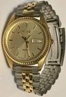 Pulsar/seiko Mens Vintage Quartz Day Date Watch Runs Y148-8090