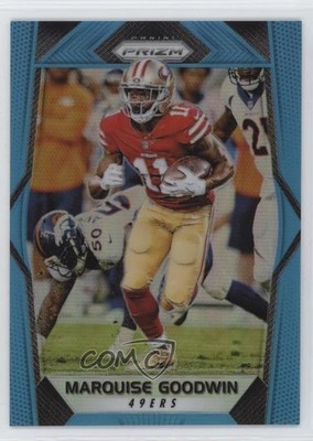 2017 Panini Prizm Light Blue Prizm 197/199 Marquise Goodwin #57 6w8