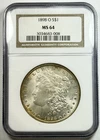 1898-O $1 Morgan Dollar 90% Silver NGC MS64 New Orleans US Coin- toning