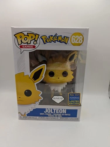 Pokemon Jolteon 628 Diamond 2021 Wondrous Con LE Funko Pop