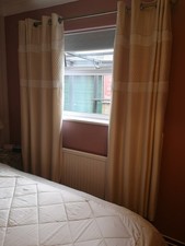 Dunelm Ivory Blackout Curtains 66x72 Matching Bedding Available