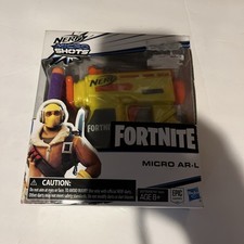 NERF FORTNITE Micro Shots Micro AR-L Dart Toy Gun Blaster Epic Games Hasbro NEW