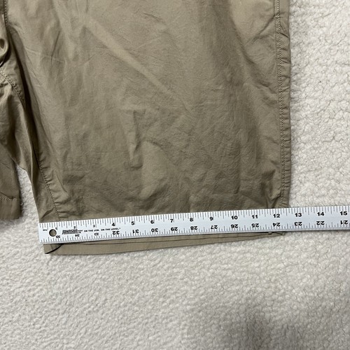New Eddie Bauer Mr Camano Shorts Men’s 38x9 Light Khaki Flat Chino Casual - 第 6/9 張圖片
