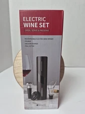 Electric Wine Bottle Opener Rechargeable New In Box