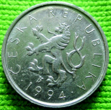 1994 CZECHOSLOVAKIA  10 HALERU COIN  - # 65/9/24