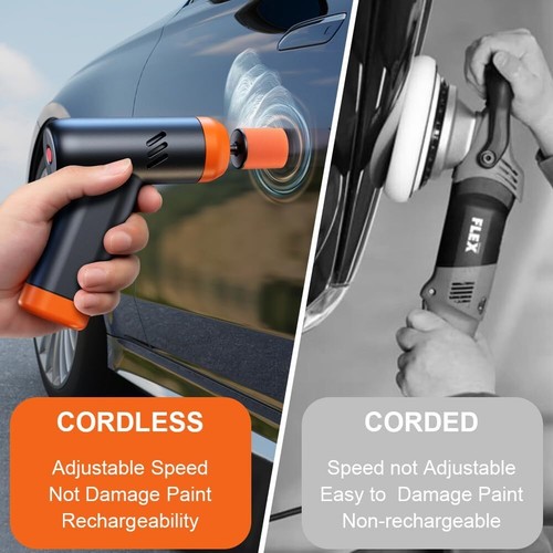 Car Polisher Handheld Cordless Polishing Waxing Machine Tool For Cleanig Repair - Picture 10 of 12