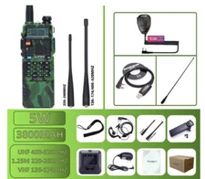 BAOFENG UV-5RIII 136-174&400-470MHZ TRI-BAND FM HAM TWO-WAY RADIOS WALKIE TALKIE