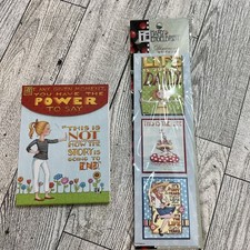 Mary Engelbreit Stickers and Fold over note pad Lot of 2