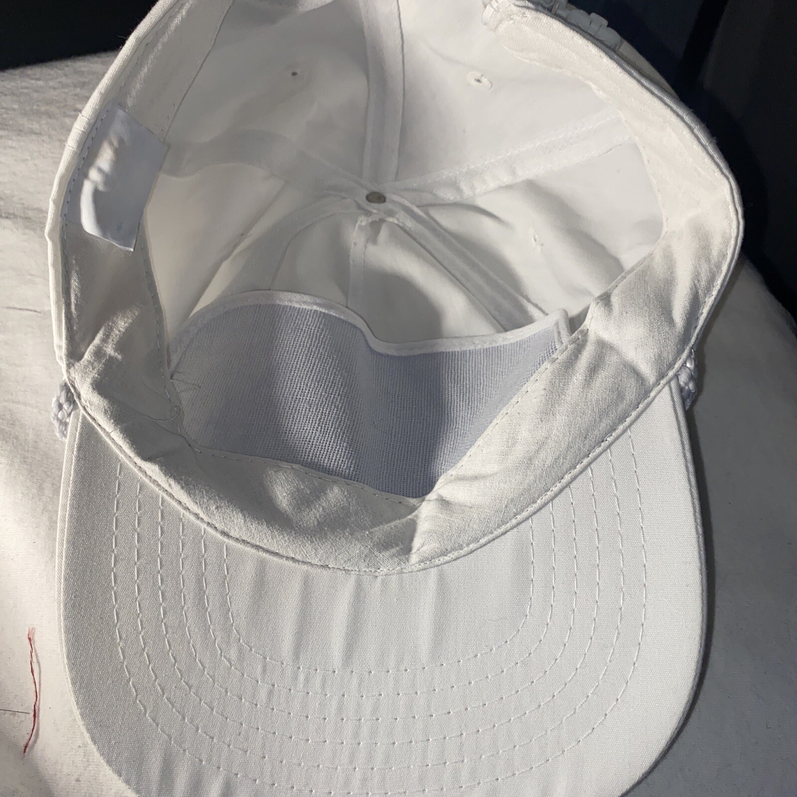 Vintage Tucson Blues Society White Script Zip  Trucker Hat 80s 90s