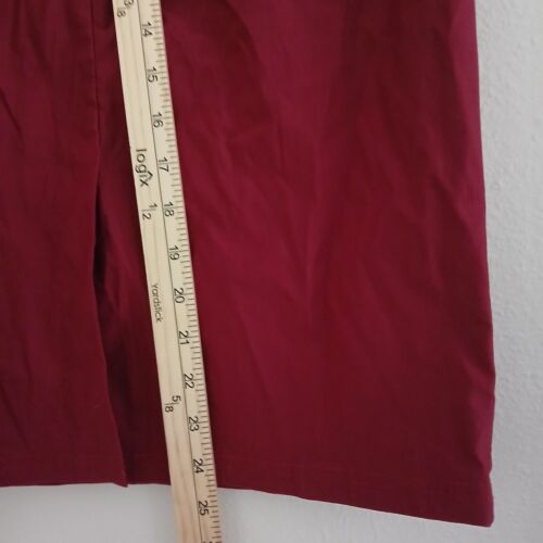 New Red Pencil Skirt Size Large Stretch Back Zip Closure WITH BOW Grace Karin - Picture 3 of 5
