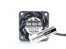 Sanyo 9GE0412P3J11 12V 0.65A 4CM 2-wire aluminum frame cooling fan
