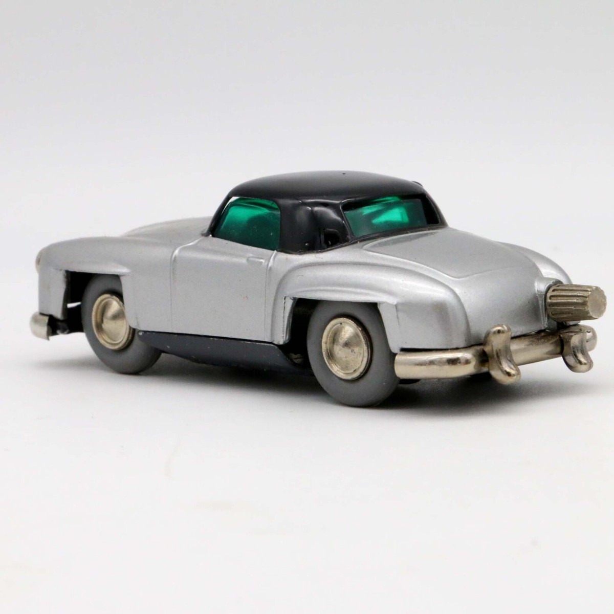 Lilliput Schuco Micro Racer Mercedes 1044 Silver Wind-Up w/ Key in