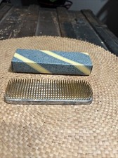 Vintage Metal Spike Flower Frog Gold  Silver 5.5  x1.5  