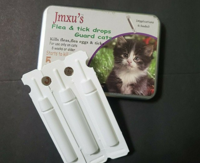 JMXUS Fipronil Topical Flea &Tick Treatment Drops for cats & kittens 8