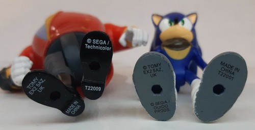 Tomy Sega Sonic The Hedgehog 3" and Dr. Eggman 4" Figures Loose Lot Of 2 - Picture 9 of 9