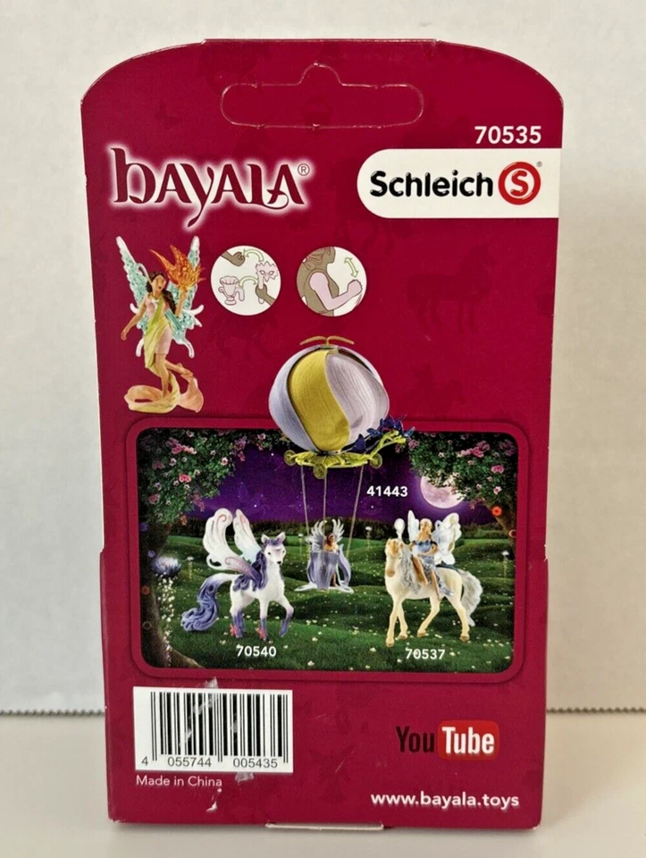 Schleich Bayala Femaja Con Mariposa Estrella Elfo Hada Retirado 70535 Nuevo en Paquete Foto 4 de 4