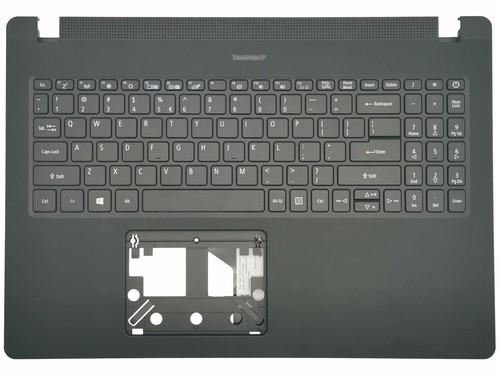 Housse Clavier Acer Aspire A315-33 Repose-main Noir US International - Pièce Originale