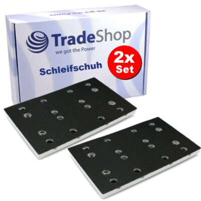 2x Schleifschuh für Festool RS 400, RTS 400, RTSC 400 Rutscher Schwingschleifer