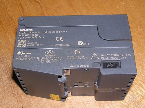 Siemens 6GK5208-0BA00-2AF2 E:03 SCALANCE XF208 MANAGED SWITCH used !PLEASE READ! - Picture 10 of 10