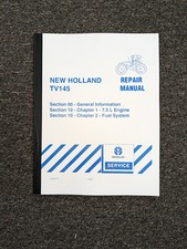 New Holland Tv145 Tractor 7.5l Engine Fuel System Shop Service Repair Manual