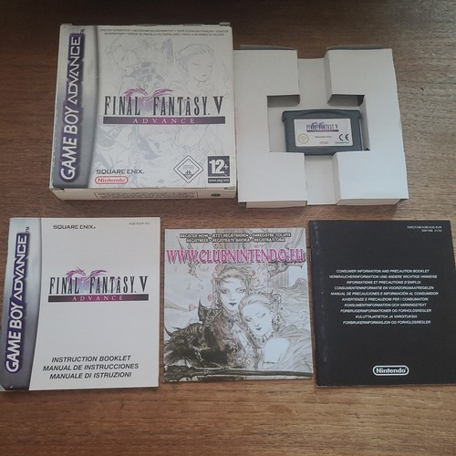 FINAL FANTASY V 5 NINTENDO GAME BOY ADVANCE PAL EU ITA - Foto 2 di 12