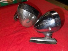 2 RETROVISEURS TYPE OBUS METAL